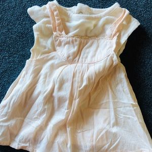 Kitchoun Dress Beige Size-6M L- 67in.